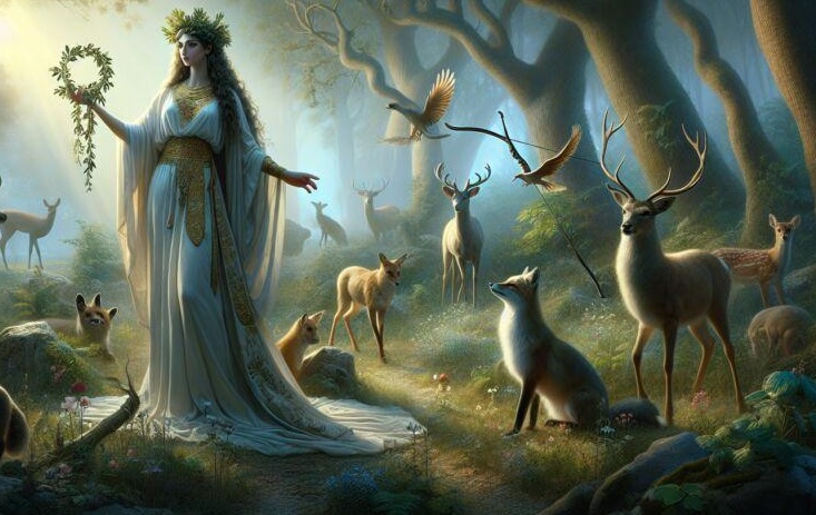 Britomártis, a ninfa filha da rede